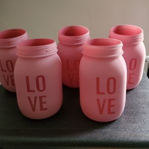 Pink love jars